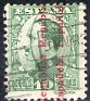 Spain 1931 Characters 10 CTS Green Edifil 595. España 1931 595 u. Uploaded by susofe